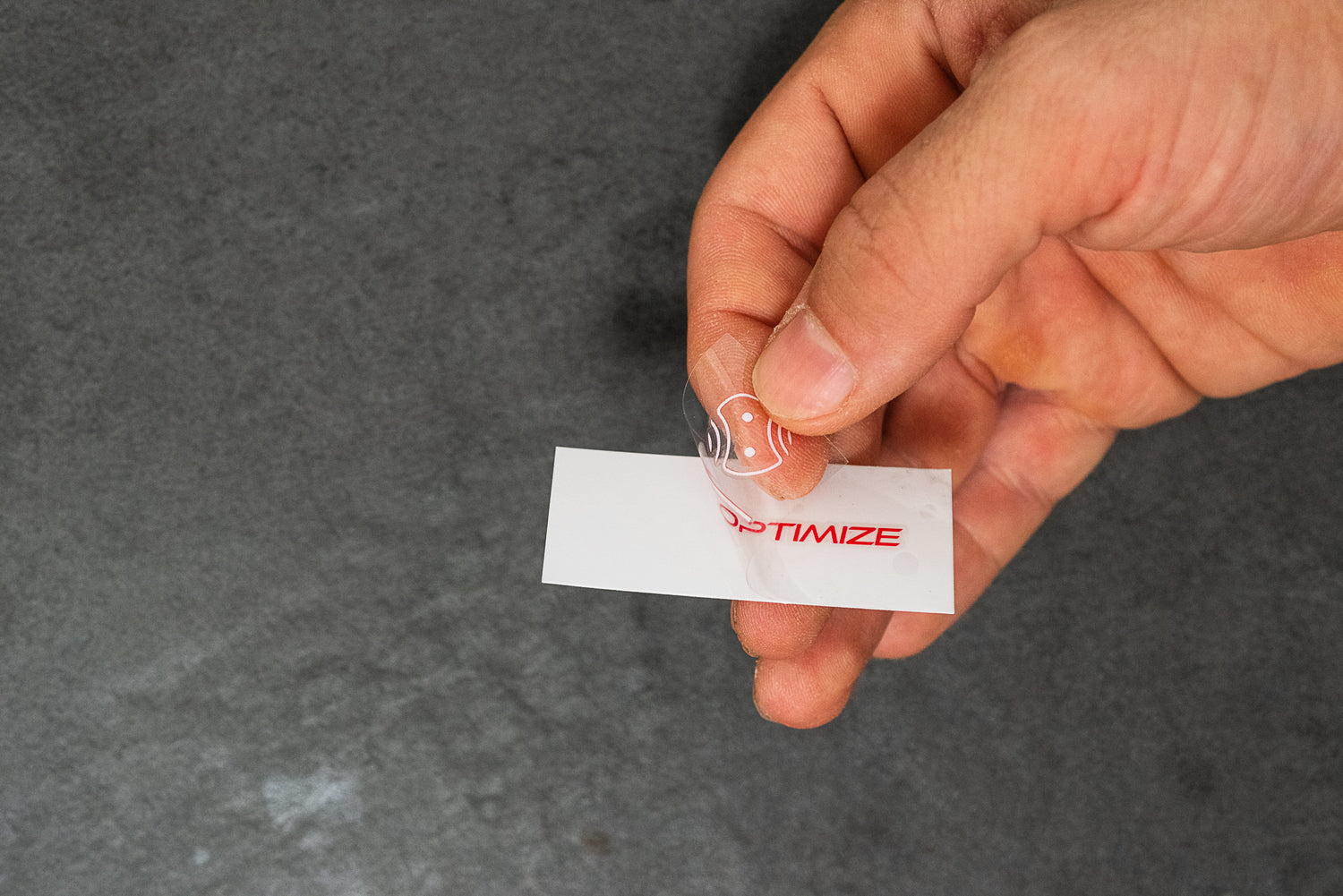 Optimize Transfersticker - für Kettenstrebe